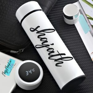 LED Temperature Display Bottle