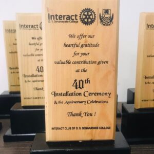 Wooden Appreciation Plaque
