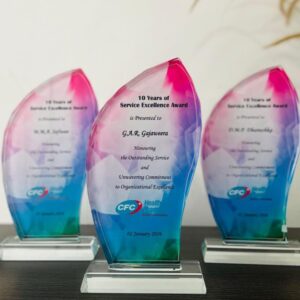 Service Excellence Glass Award