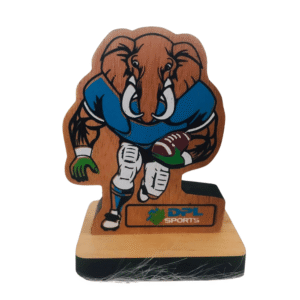 Custom Wooden Sports Mascot Trophy