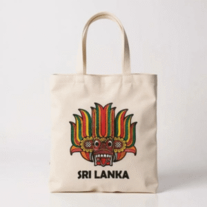 Sri Lanka Eco Canvas Tote Bag