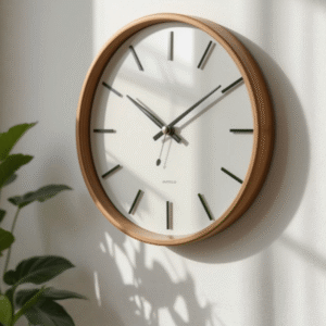 Wooden Frame Wall Clock