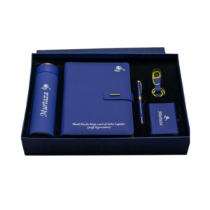 Personalized Blue Executive Gift Set